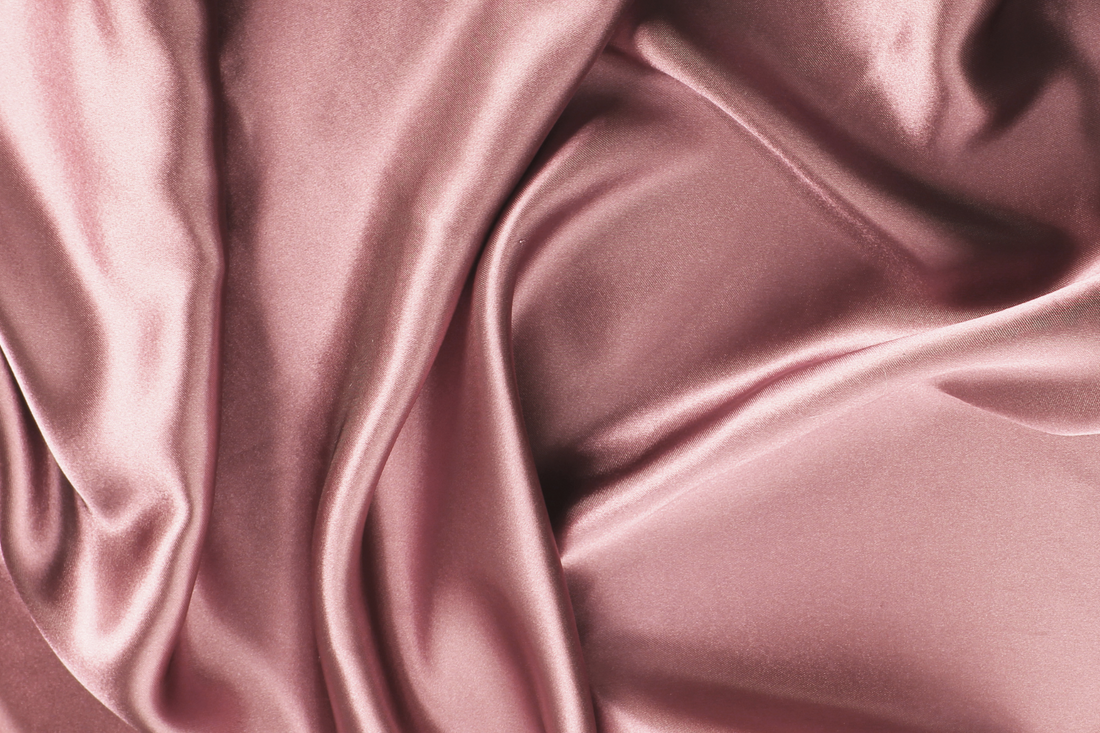 pink mauve pure silk