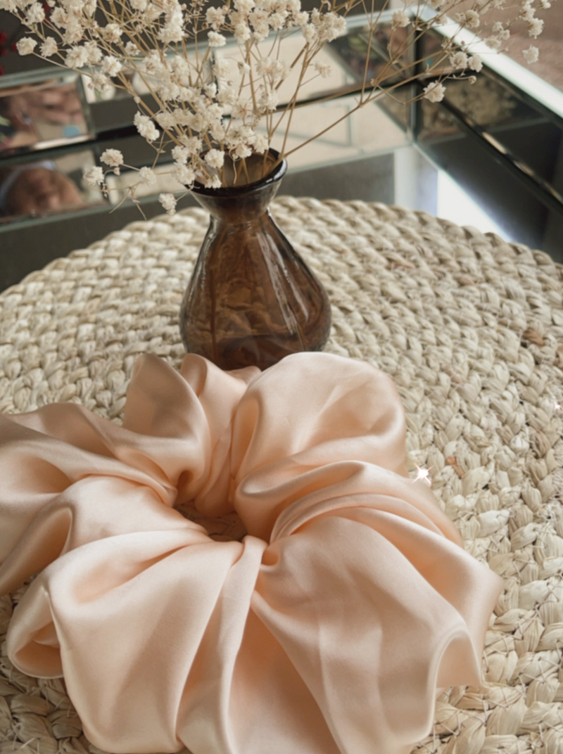 Olivia Silk Scrunchie Oversized